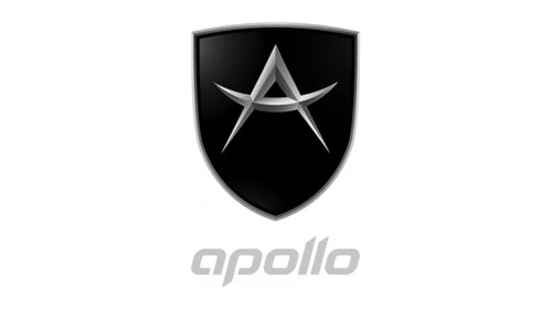 Логотип Apollo с 2016 года: чёрный щит с серебристой буквой A