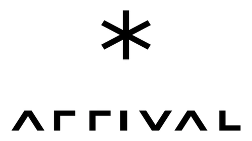 Логотип Arrival примерно 2015–2024 годов: чёрная звёздочка и надпись ARRIVAL