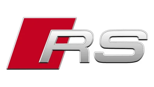 Логотип Audi Sport с 1999 года: хромированный значок RS