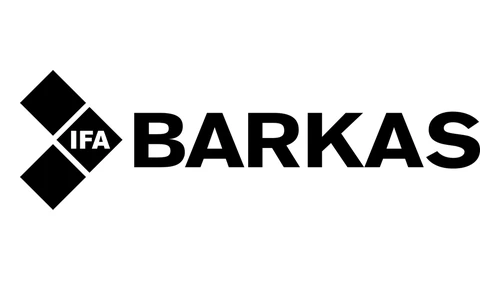 Логотип Barkas 1961–1991 годов: словесный знак с ромбами IFA