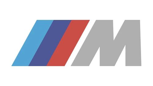 Логотип BMW M 1978 года: голубая, фиолетовая и красная полосы