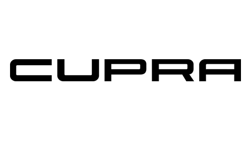 Логотип Cupra 2012–2018 годов: широкая надпись CUPRA без эмблемы