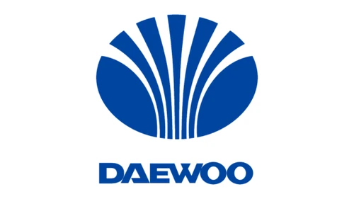 Логотип Daewoo около 1978–1994 годов: эмблема в виде синей раковины