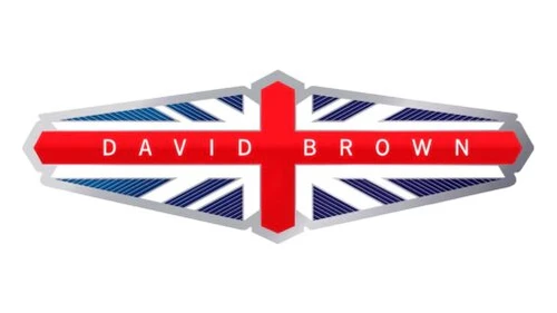 Логотип David Brown 2013–2026 годов: шестиугольная эмблема с британским флагом