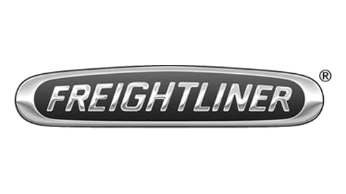 Логотип Freightliner с 1996 года: значок в виде хромового овала