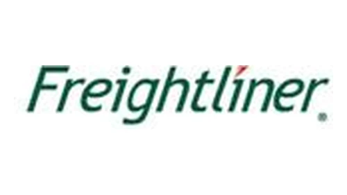 Логотип Freightliner 2011 года: зелёная рукописная надпись