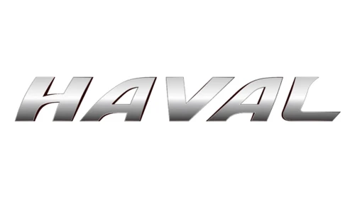 Логотип Haval 2013–2022 годов: серебристая наклонная надпись