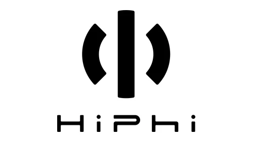 Логотип HiPhi с 2019 года: эмблема над названием