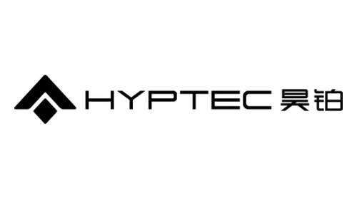 Логотип Hyptec с 2024 года: горизонтальная эмблема в виде наконечника стрелы с названием