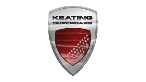 Логотип Keating 2006–2021 годов: щит с красным полем в хромированной раме