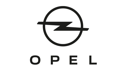 Логотип Opel 2020 года: более тонкие кольцо и молния над широко разнесёнными буквами OPEL
