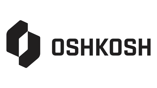 Логотип Oshkosh с 2019 года: шестигранная буква O и название