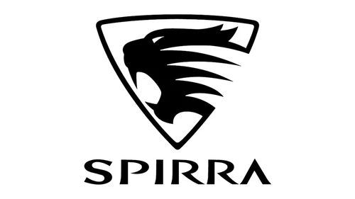 Логотип Oullim Motors, примерно 2007–2017 годы: щит с тигром и надписью SPIRRA