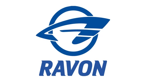 Логотип Ravon около 2015–2020 годов: синяя эмблема с кольцом и названием RAVON