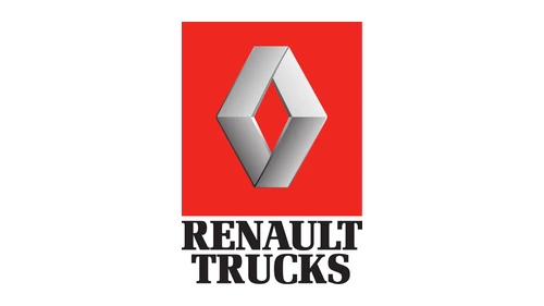 Логотип Renault Trucks 2002–2021 годов: красный квадрат с хромированным ромбом