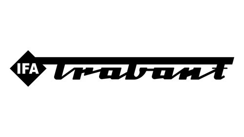 Логотип Trabant около 1957–1991 годов: рукописная надпись IFA Trabant