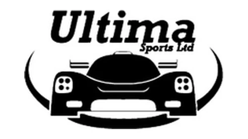 Логотип Ultima примерно с 1992 года: курсивная надпись и строка Sports Ltd