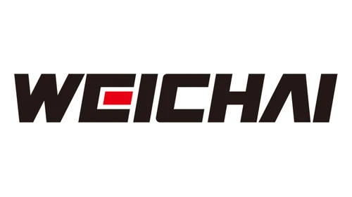 Логотип Weichai 2014–2020 годов: чёрная надпись WEICHAI