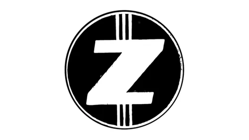 Логотип Zastava 1971–1991 годов: чёрный круг с белой буквой Z